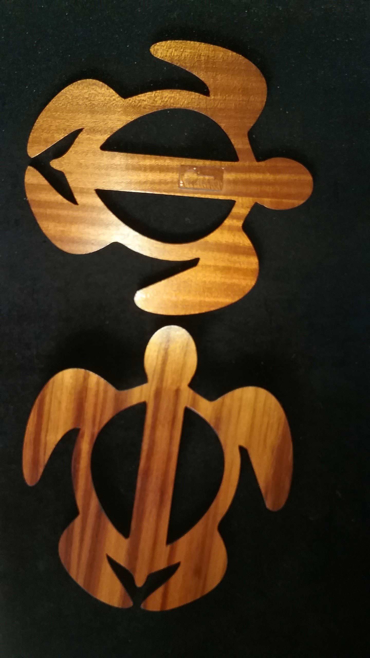 koa wood paddle wall mount